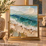 Avellunese™ Horizon Shoreline Glass Art Frame