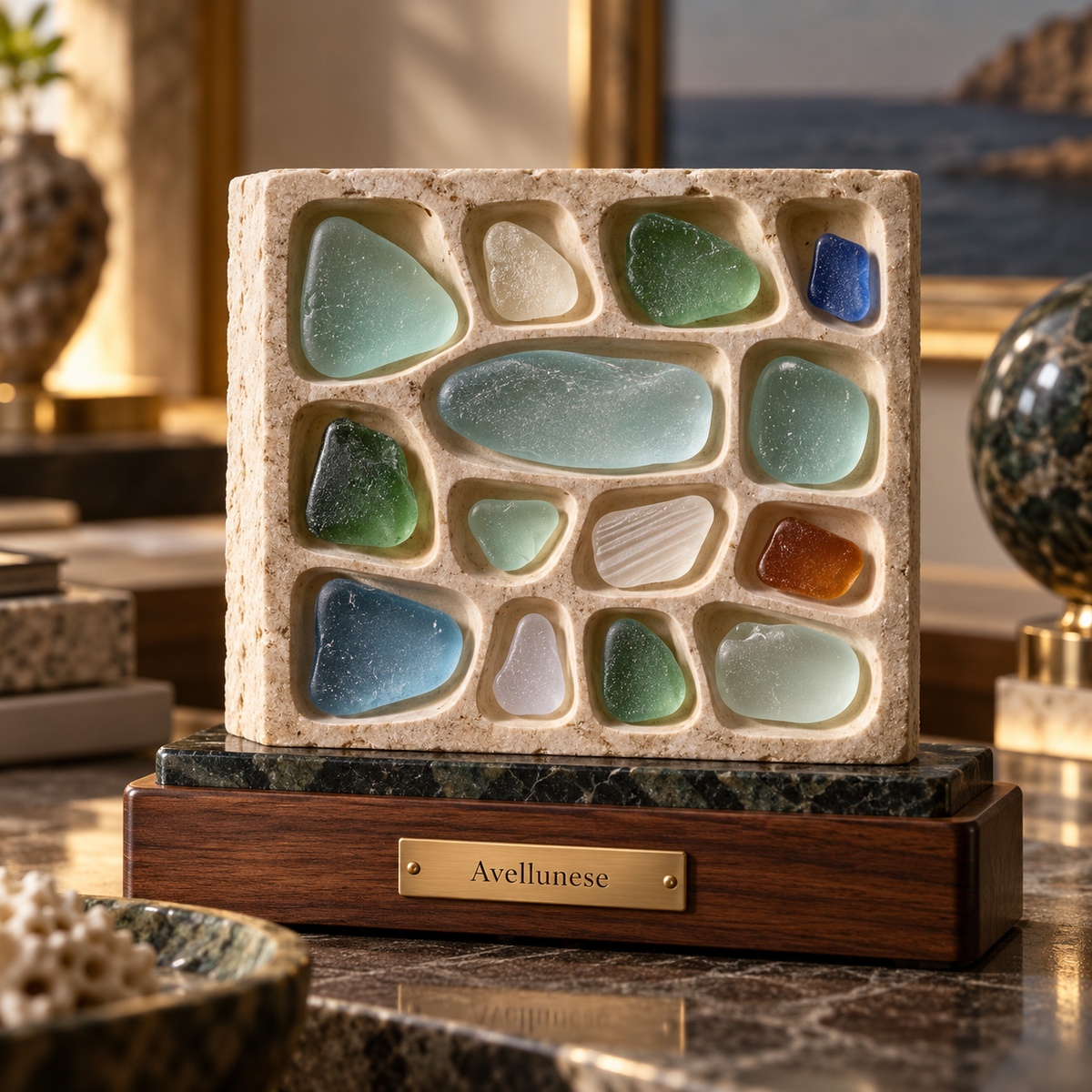 Avellunese™ Tidal Window Mosaic Sculpture
