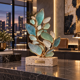 Avellunese™ Coastal Bloom Glass Sculpture