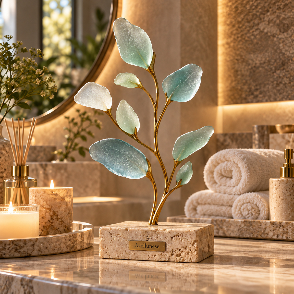 Avellunese™ Sea Breeze Branch Sculpture