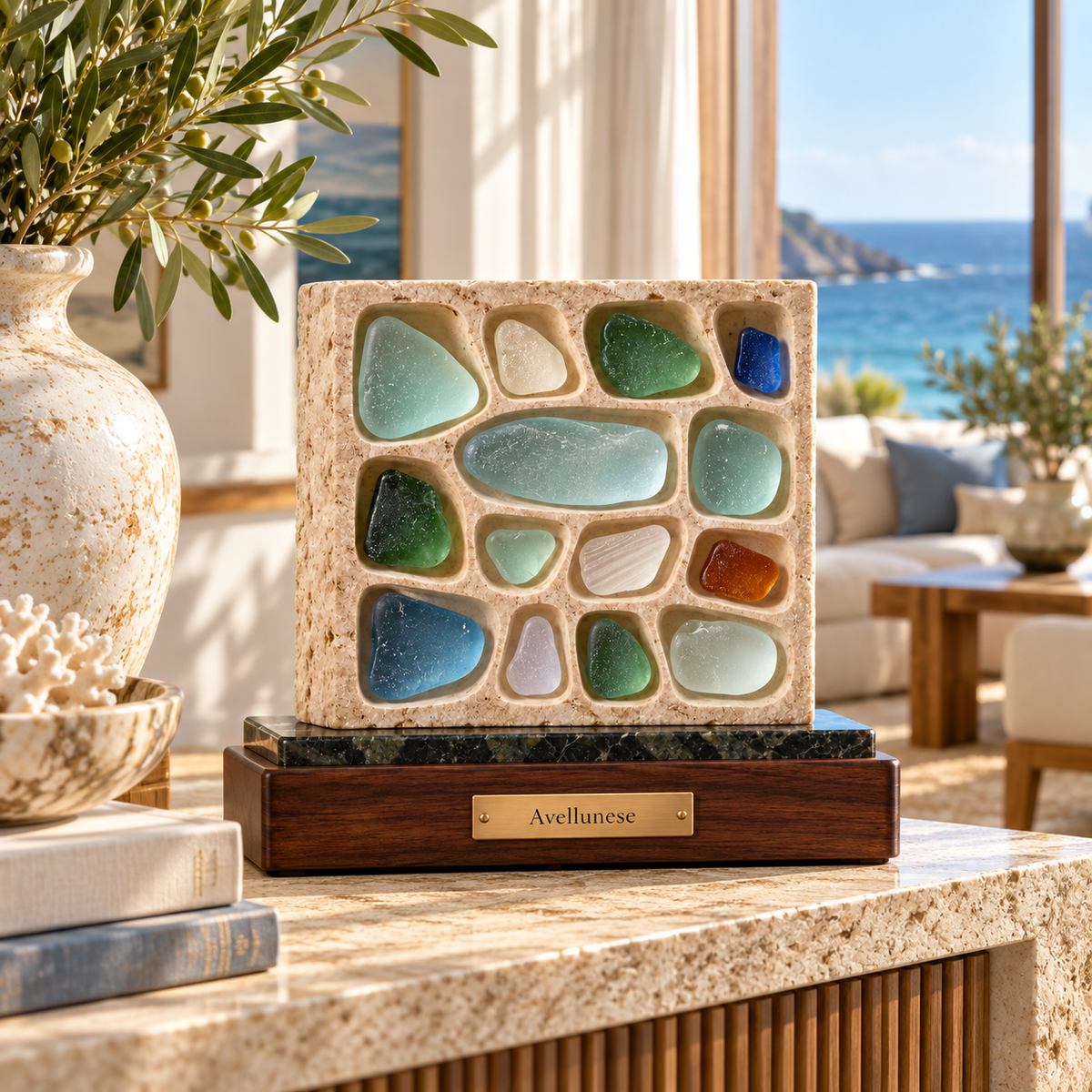 Avellunese™ Tidal Window Mosaic Sculpture